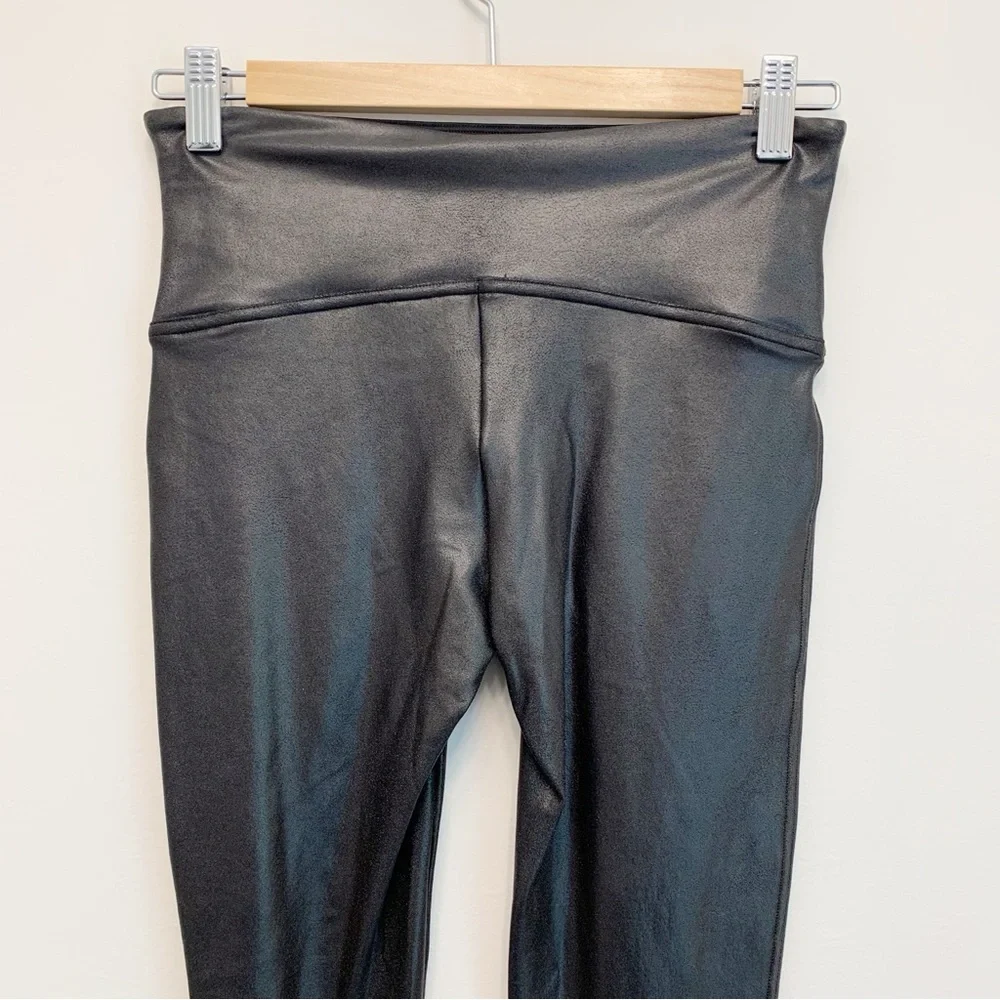 Spanx Faux Leather Legging Medium Black