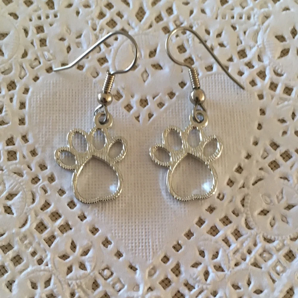 Hand Crafted paw pierced