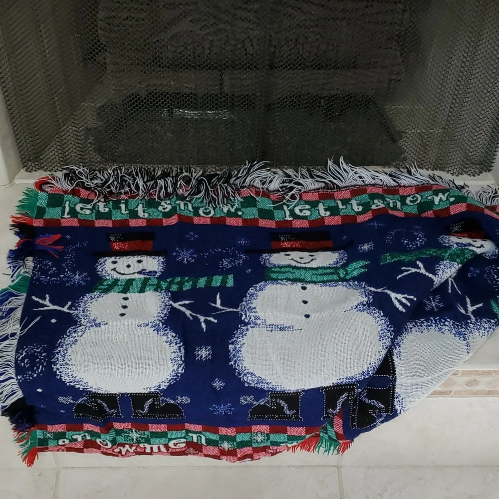 ⛄ SNOWMAN THROW ⛄