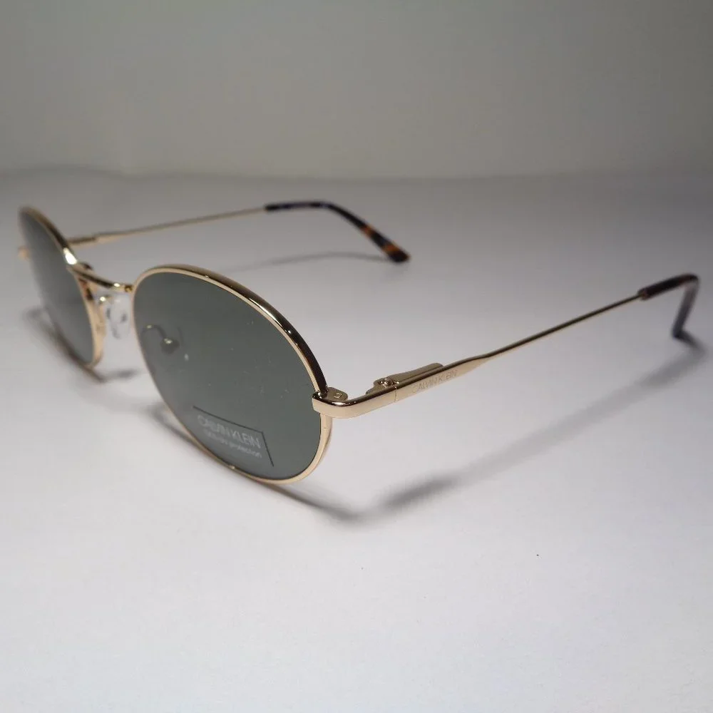 Calvin Klein CK20116S Shiny Gold Soft Tortoise New Men's Sunglasses