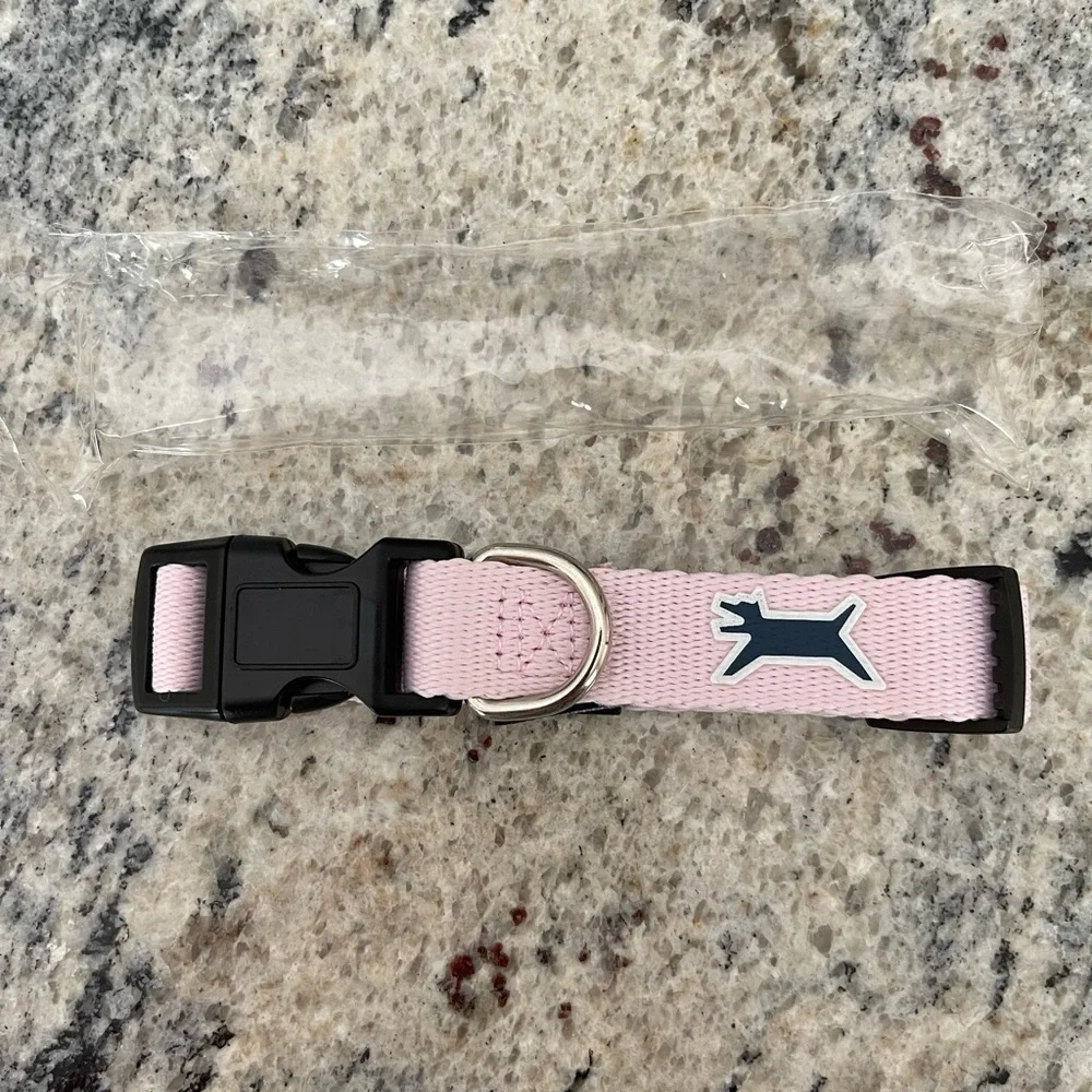 Wagberry adjustable Dog Collar in Aster Pink Size Small