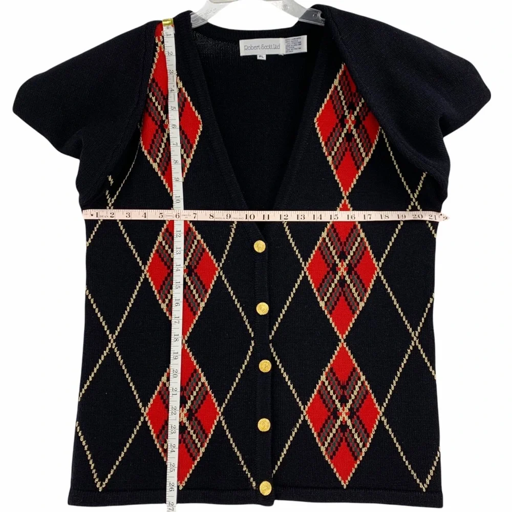Vintage argyle sweater