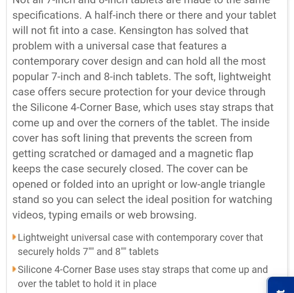 Kensington nwt tablet