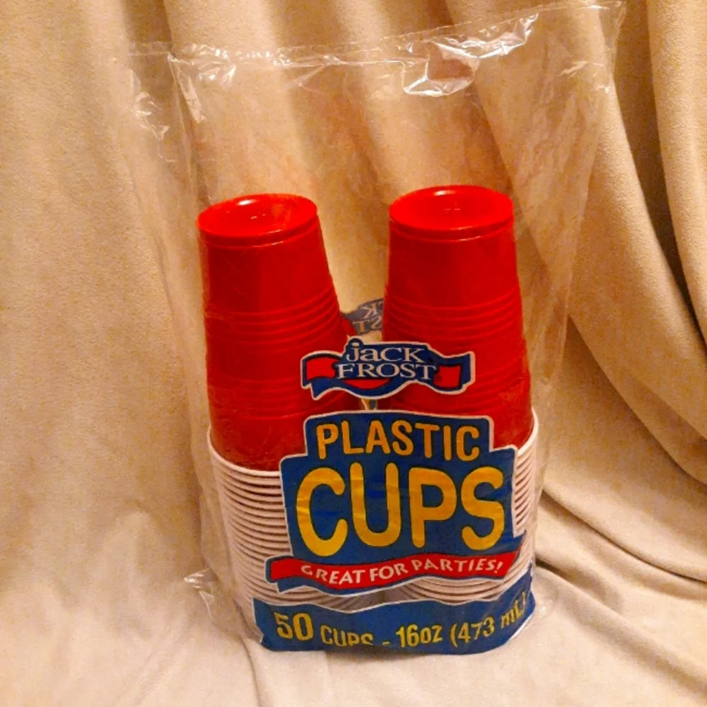 Jack Frost Solo 16 oz red keg beer pong party cups pack of 50