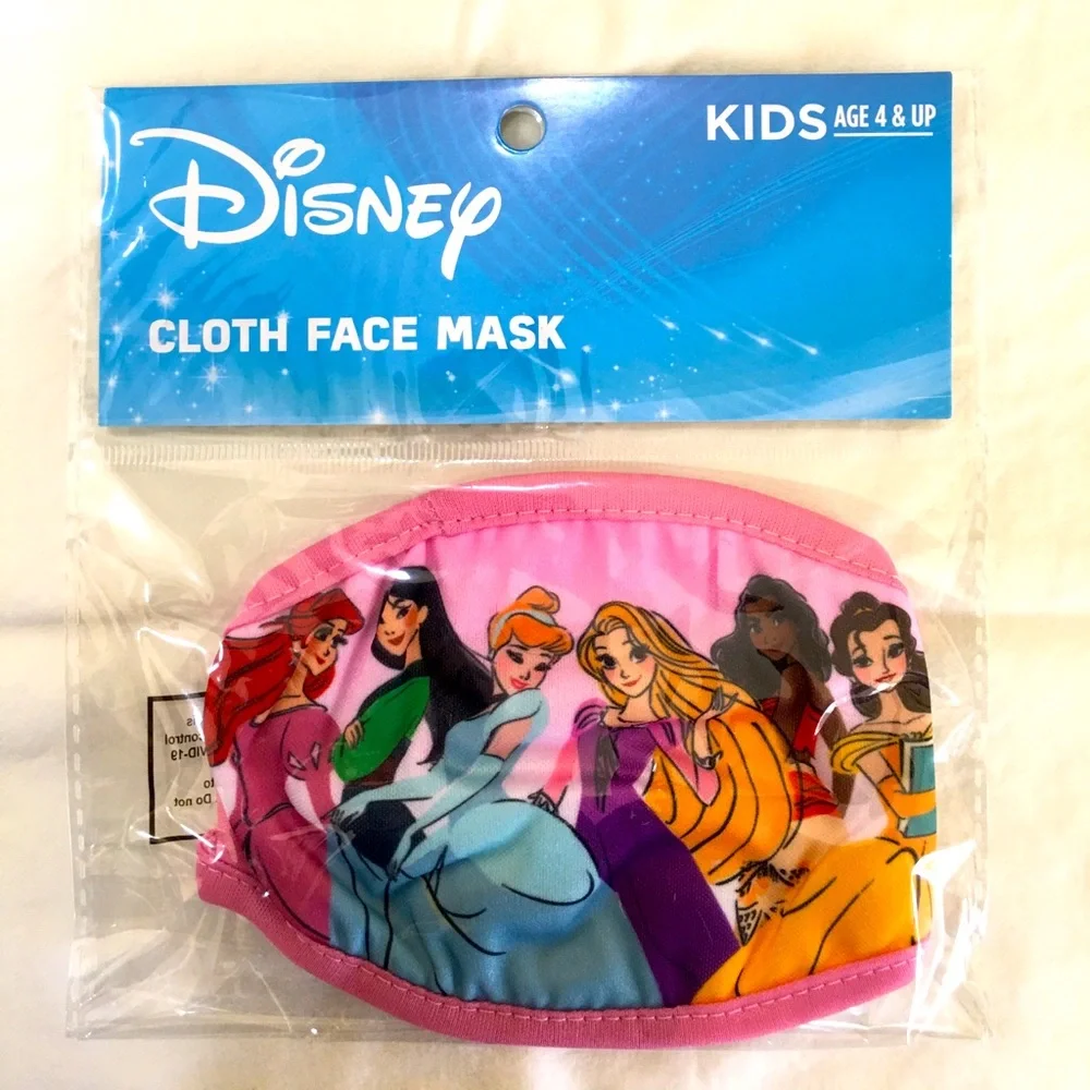 Disney Princess cloth face mask for kids