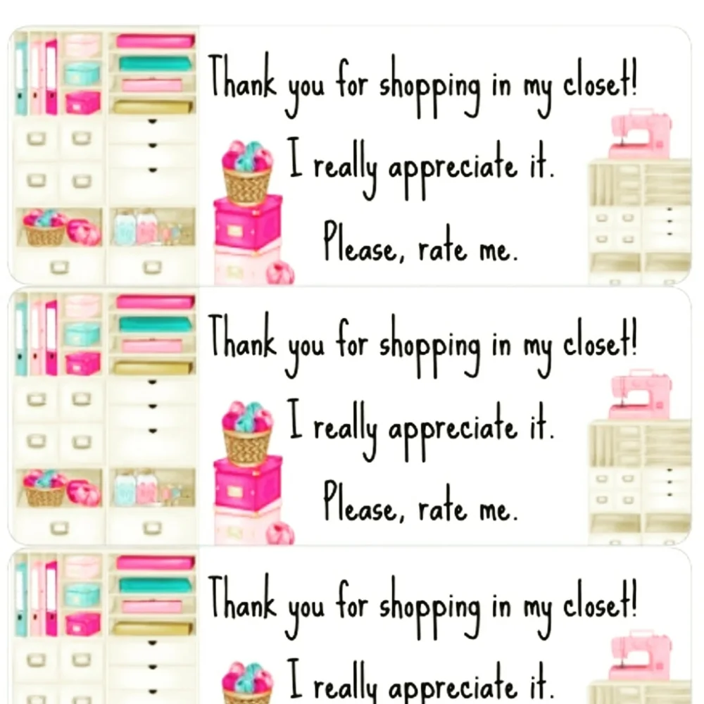 Thank You For Your Order Stickers Labels