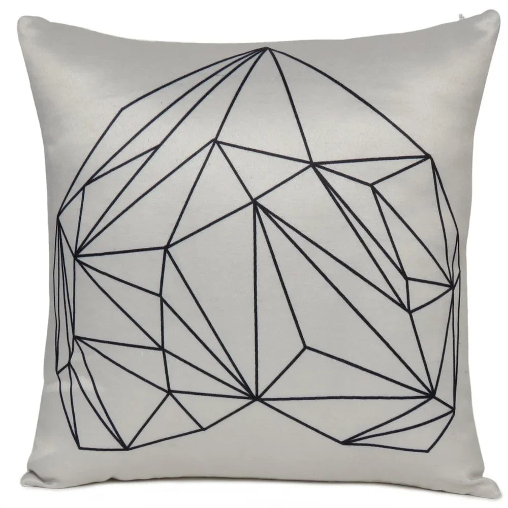 Oussum Geometric Digital Print Cushion Pillow Cover Pillow Case Home Decorative