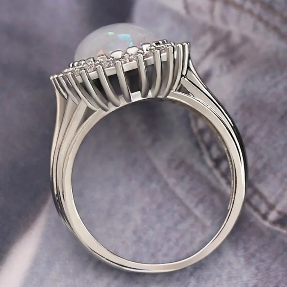 simulated diamond&opal