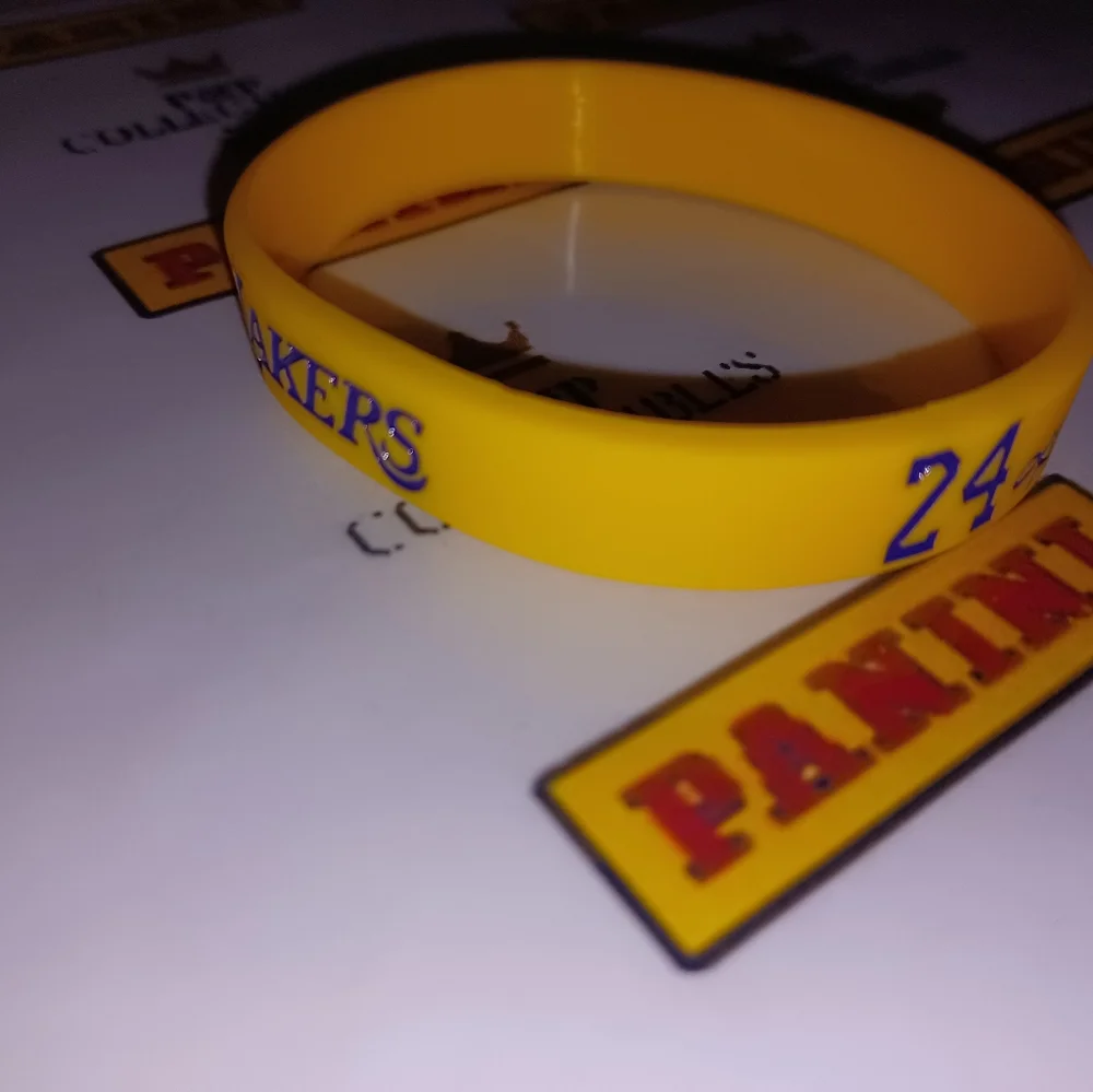 Kobe Bryant NBA Bracelet LA Lakers 🏀 Basketball Wristband Black Mamba 🆕