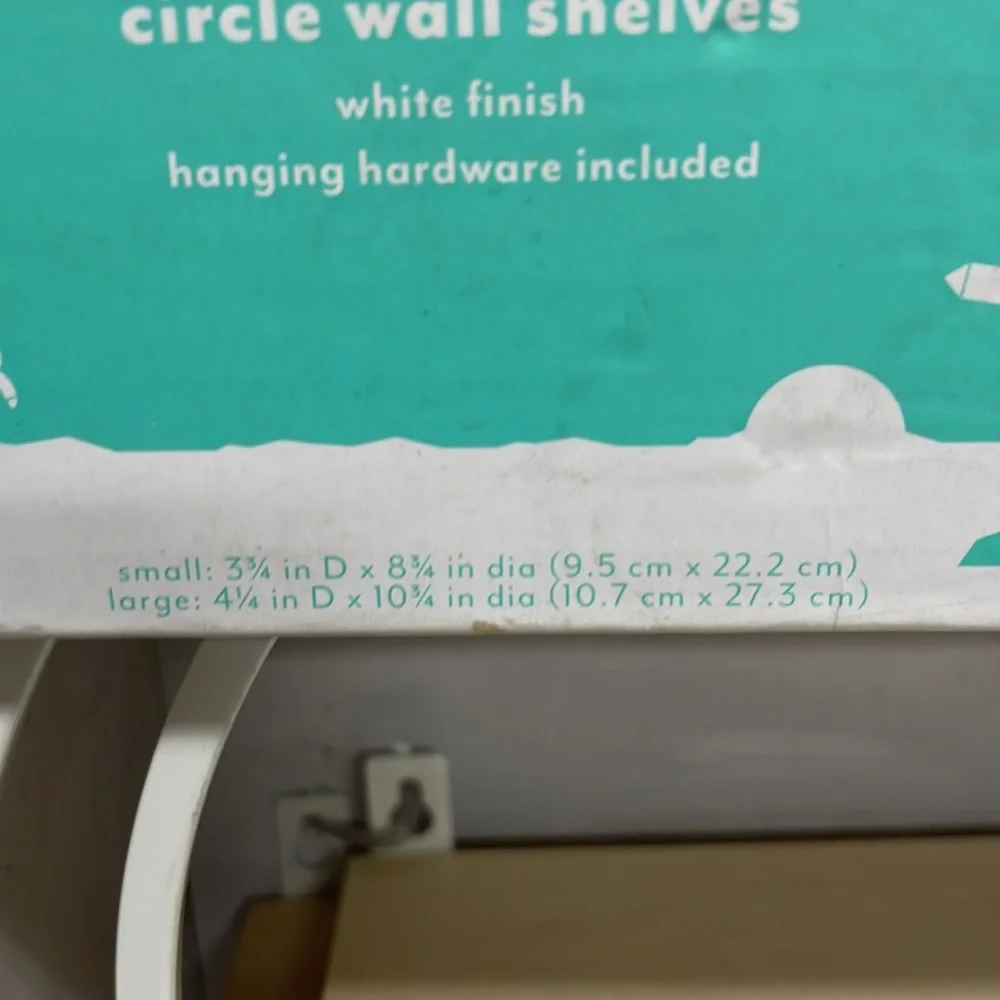 Circle wall shelves