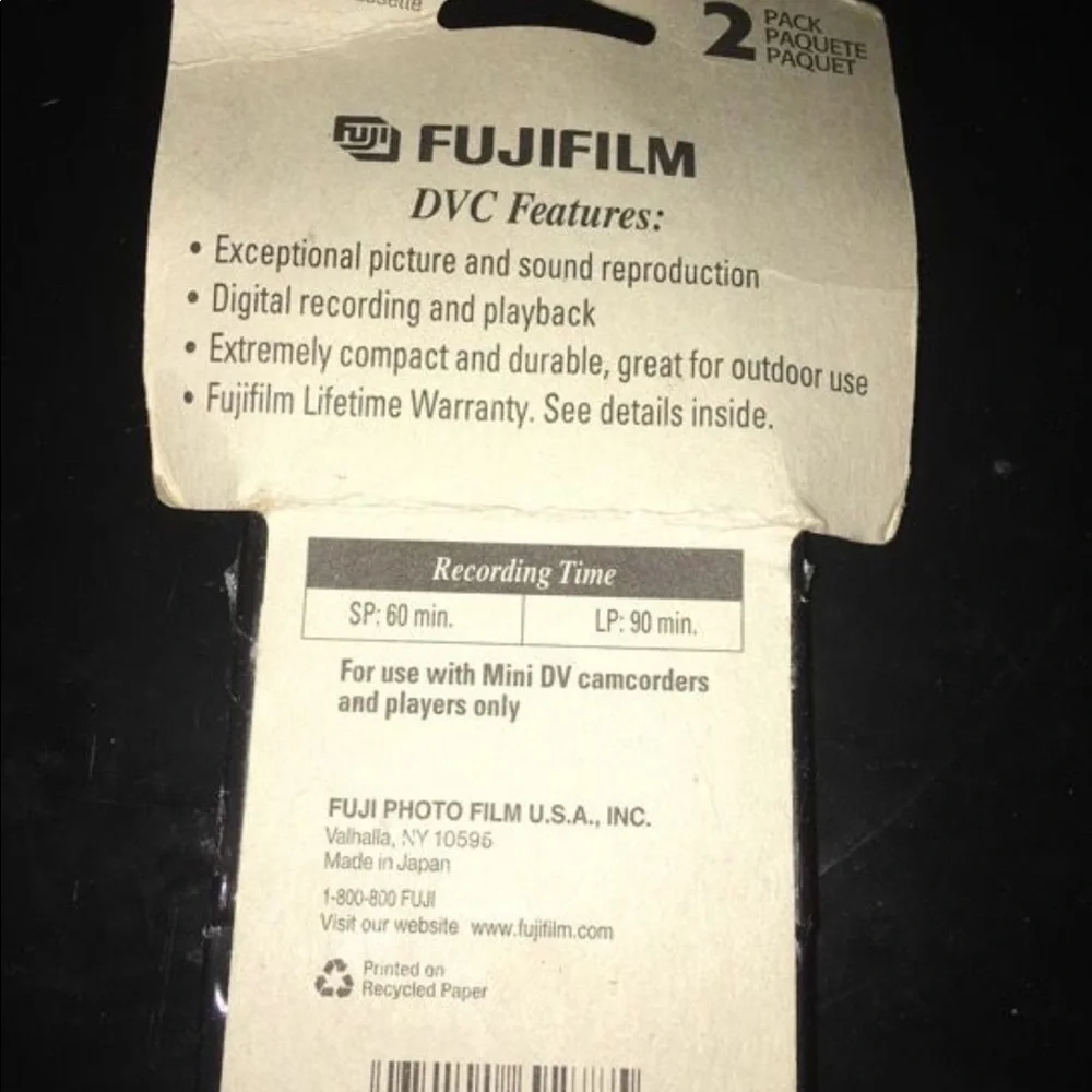 Fujifilm new package