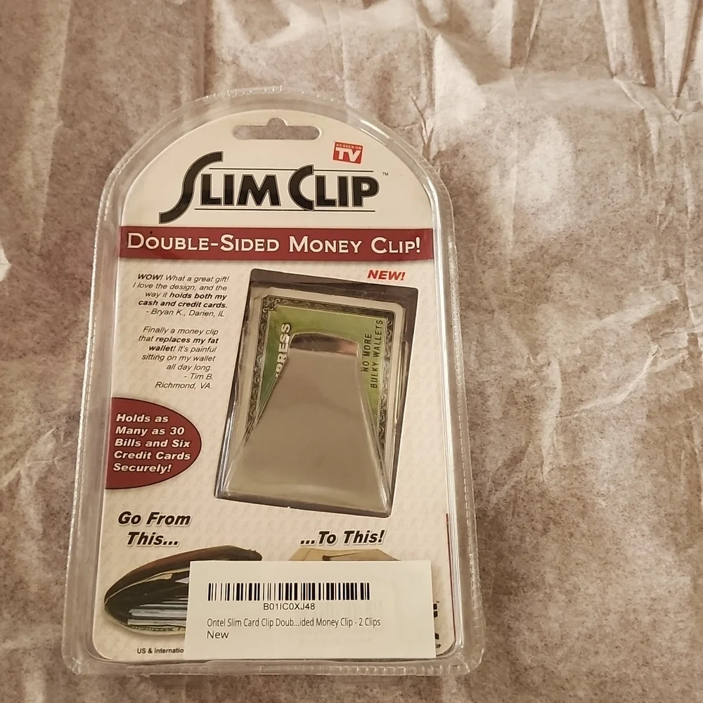 Slim clip double sided