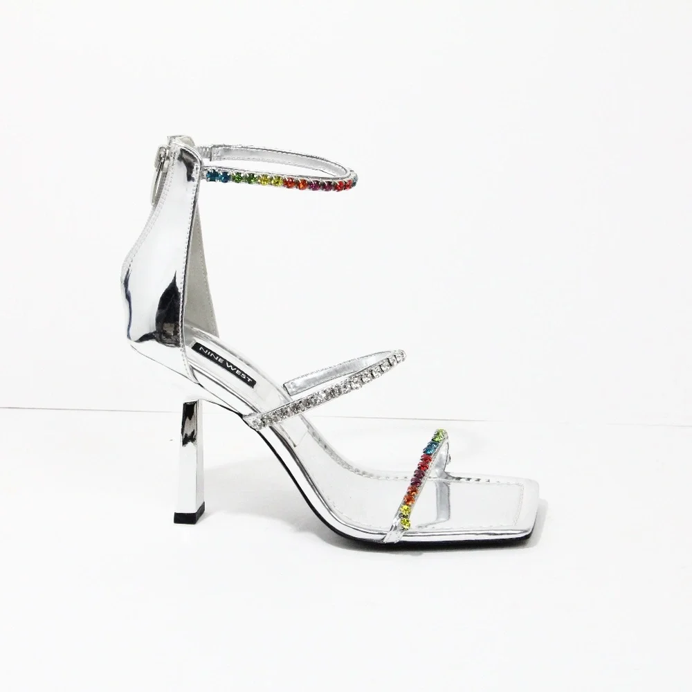 Nine West vavoom shoes silver