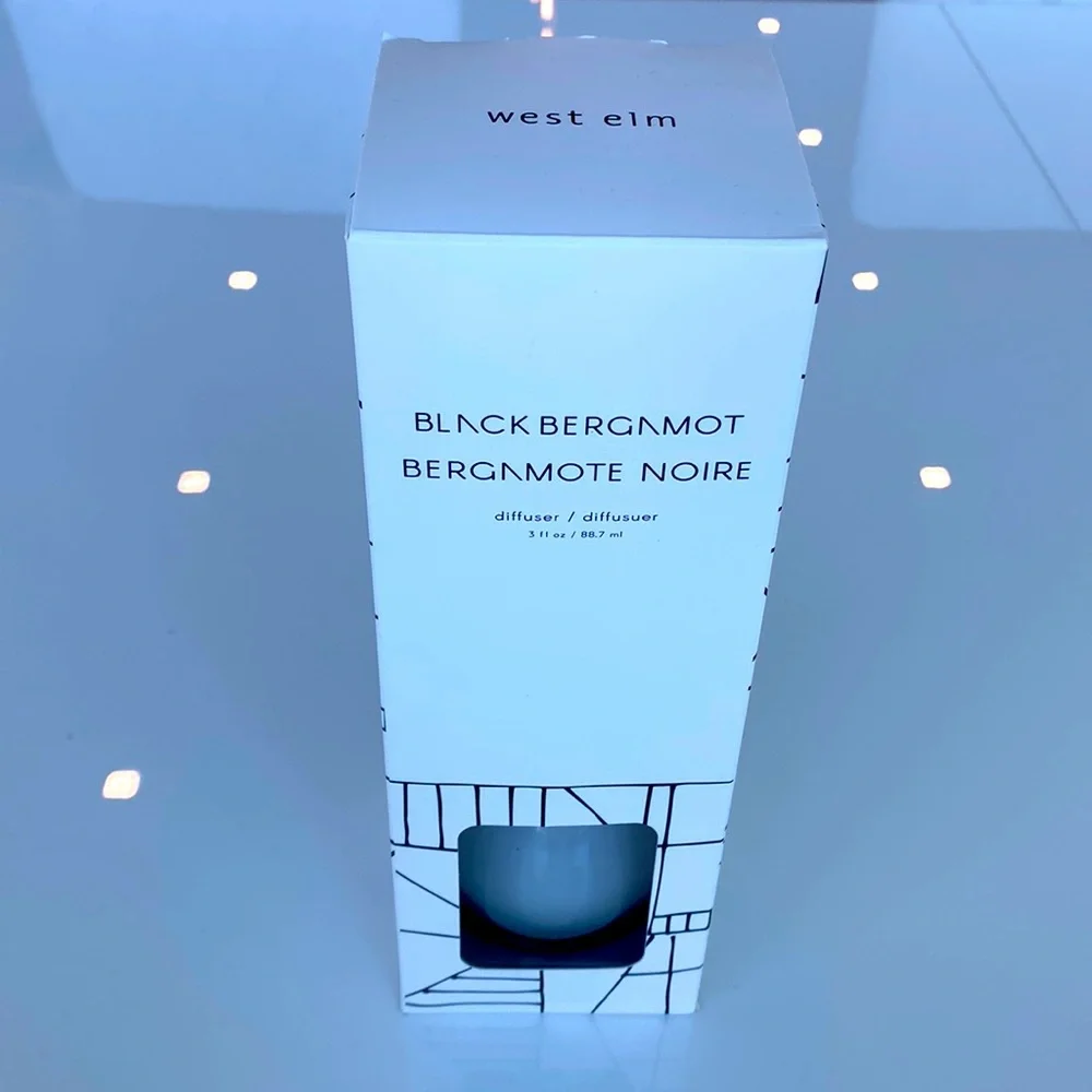 West Elm black bergamot