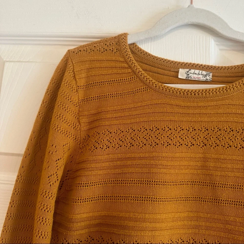 Free People mustard yellow