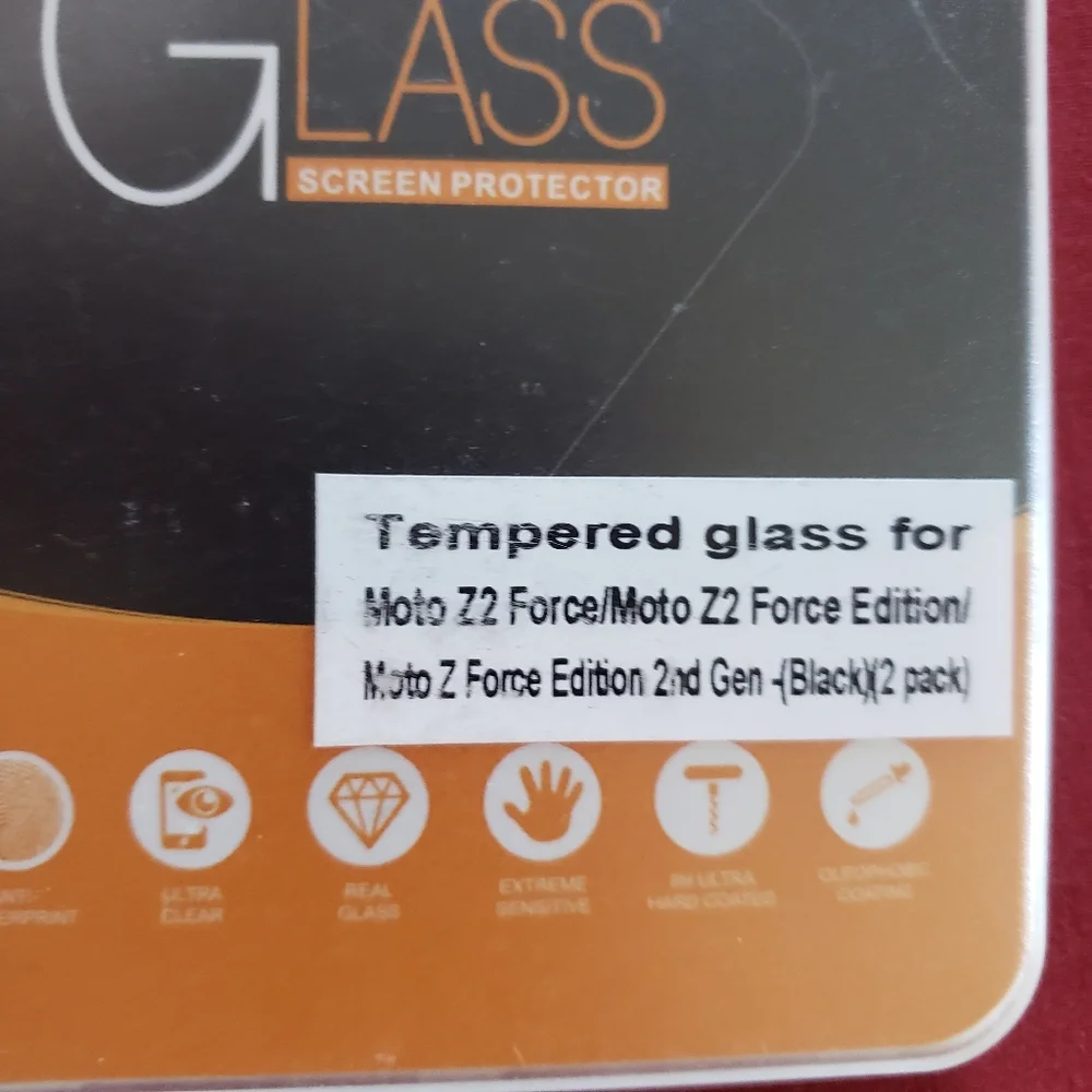 - Moto Z2 force supershieldz screen protector