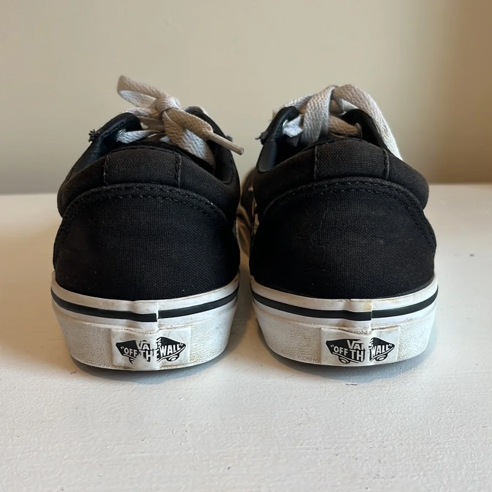 Vans Kid’s Old Skool Missy Rose Black Red Shoes Size 3