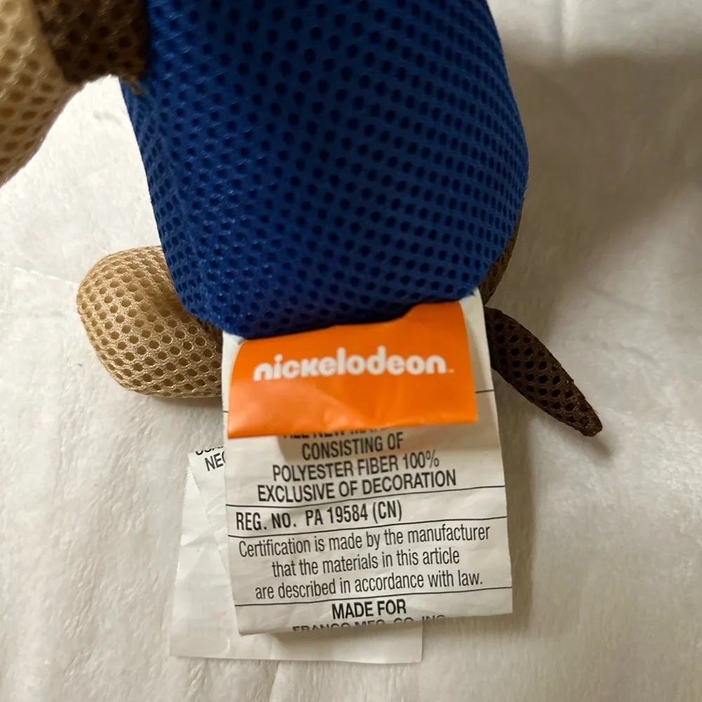 Nickelodeon's Paw Patrol Chase Bath Scrubby Size 7”x 11” NWOT