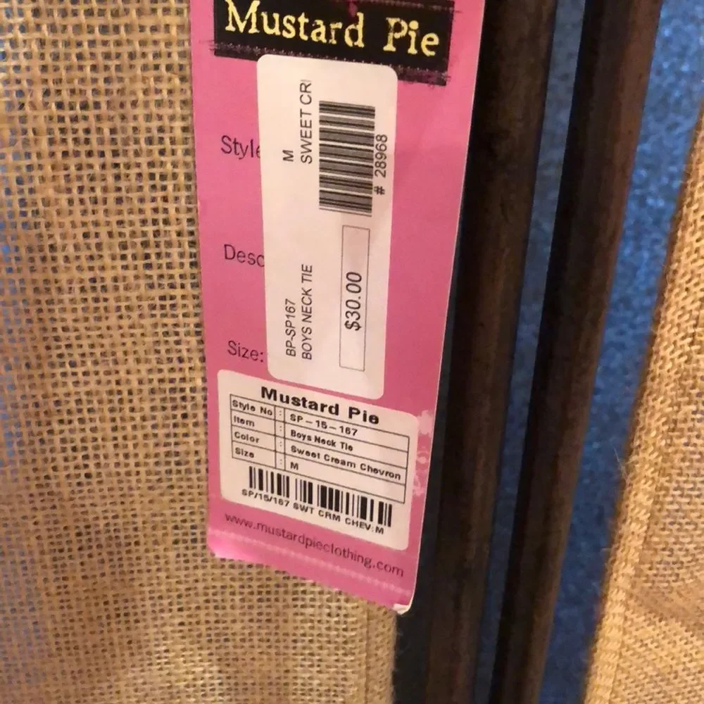Mustard Pie great tie