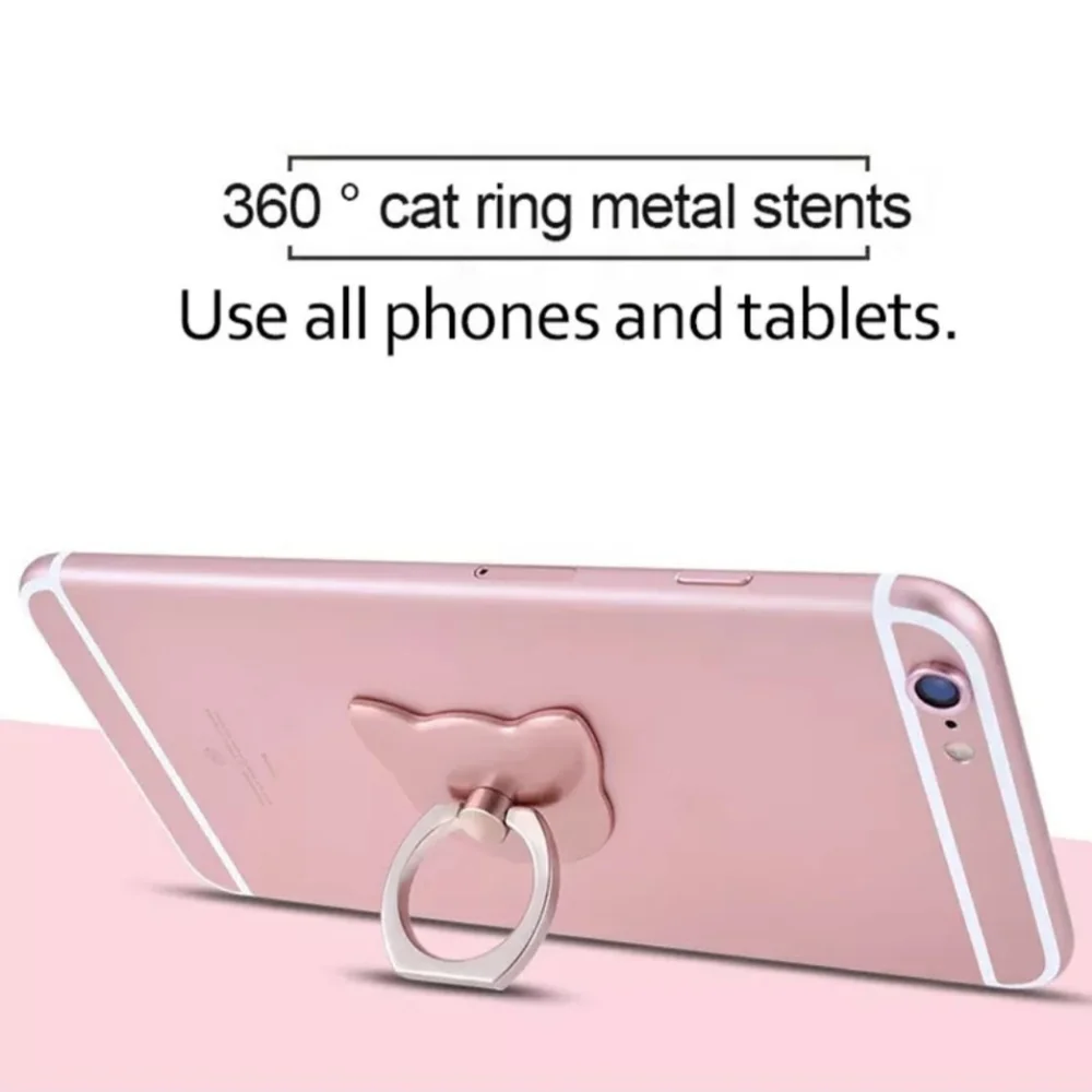 2 x 10 New Finger Ring Mobile Phone. Color Red, Rose