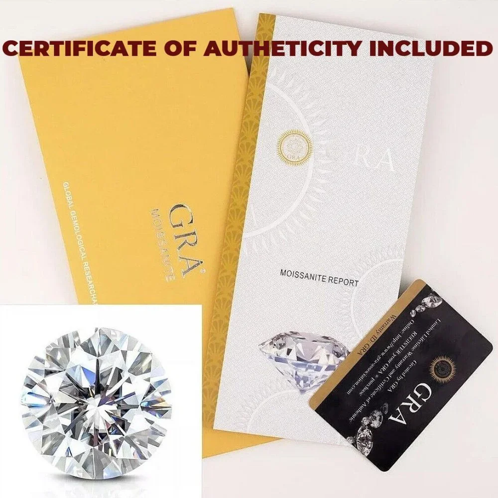 Certified 2mm Moissanite Diamond Cross Huggie Hoop Earrings NEW