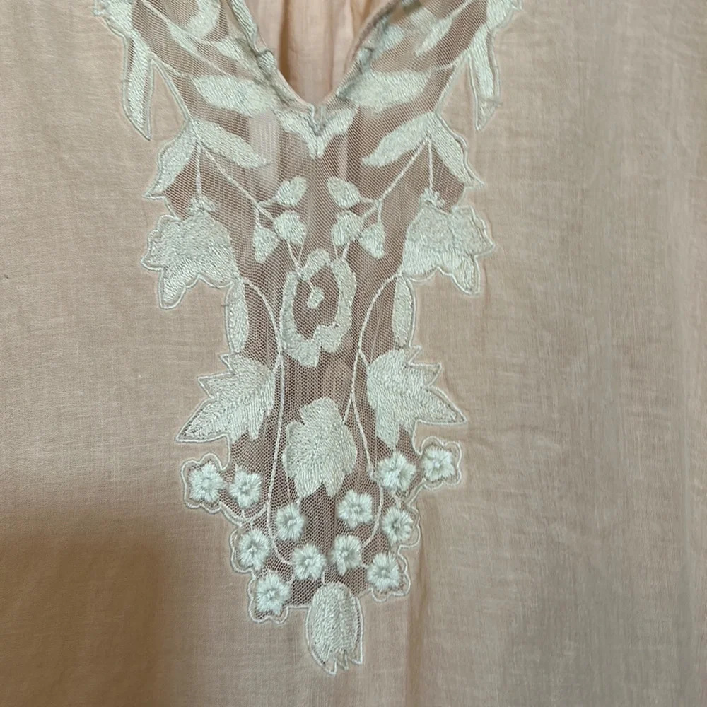 Free People blouse trim detailing