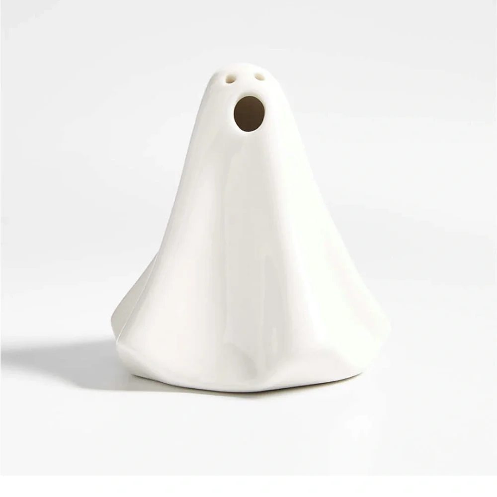 Crate&Barrel Medium LED Ceramic Ghosts