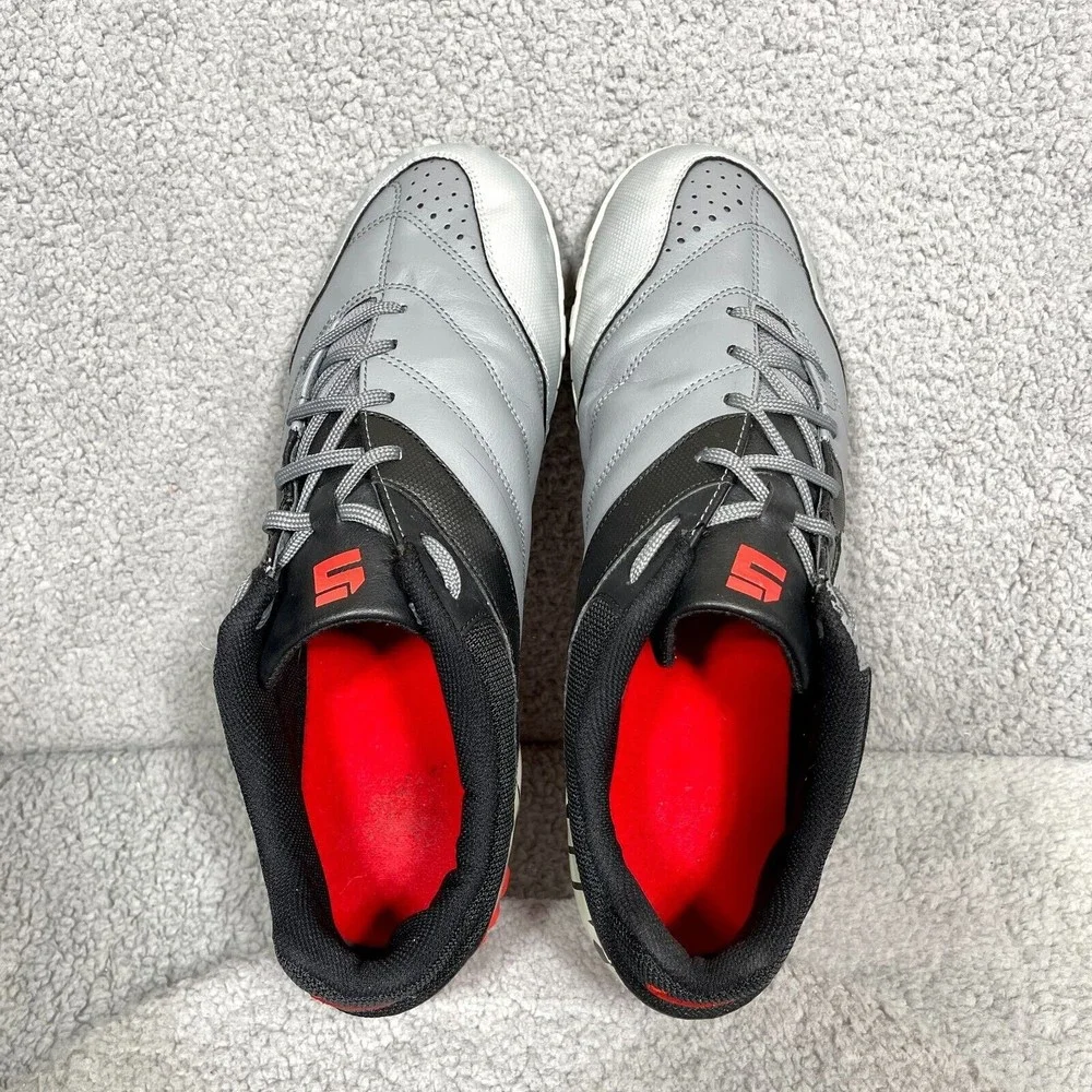 Nike 5 Bomba Mens Size 13 Soccer Football Shoes Black Gray Red 415130-003