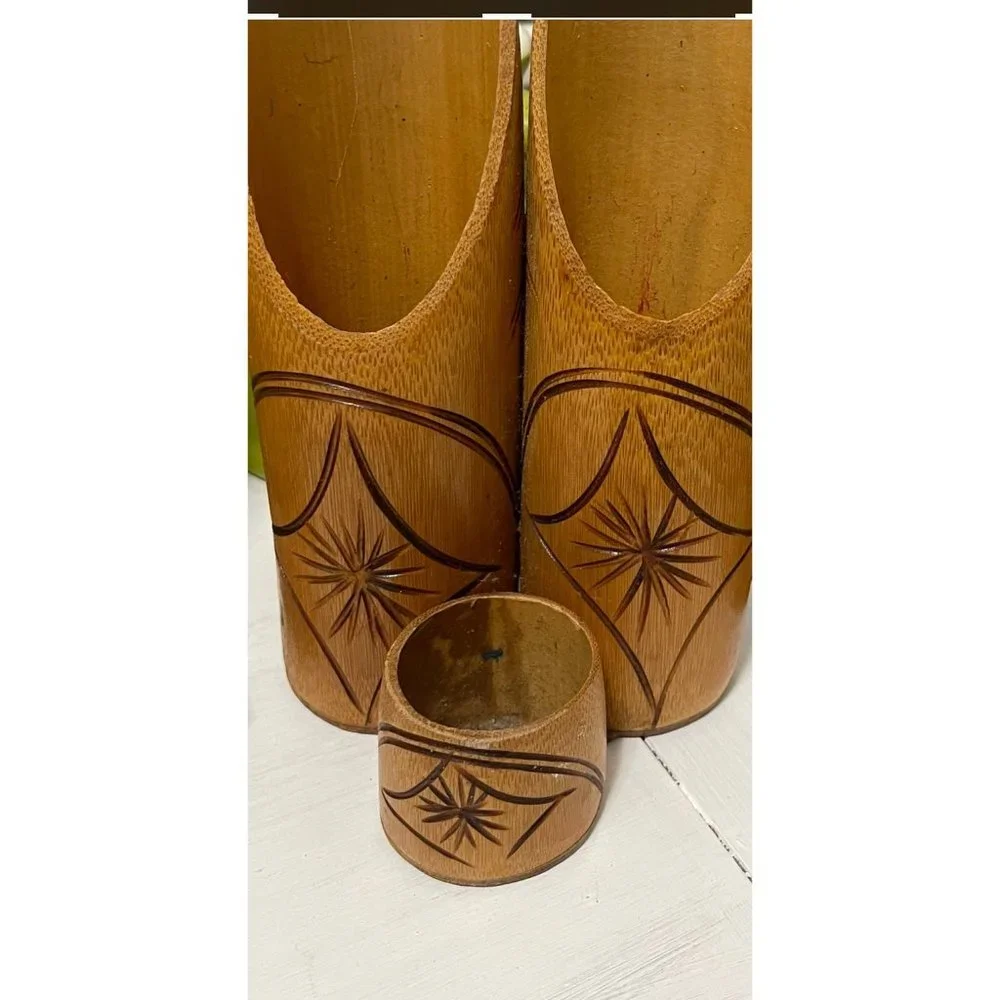 Bamboowala Natural Bamboo Pen Holder bamboowala natural