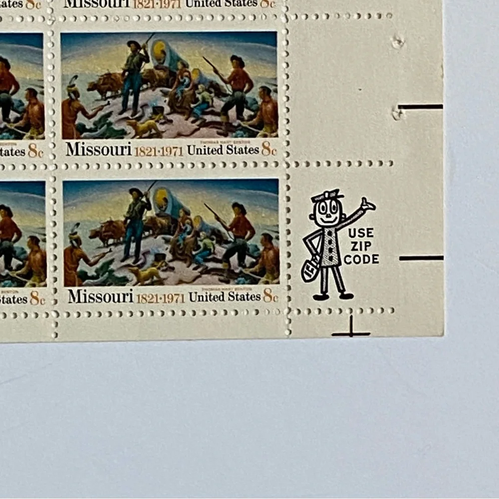 U.S. Postal Service scott sheet frontier