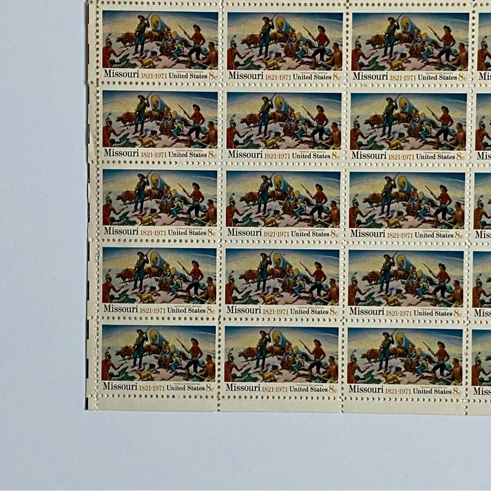 U.S. Postal Service 1821 sheet americans