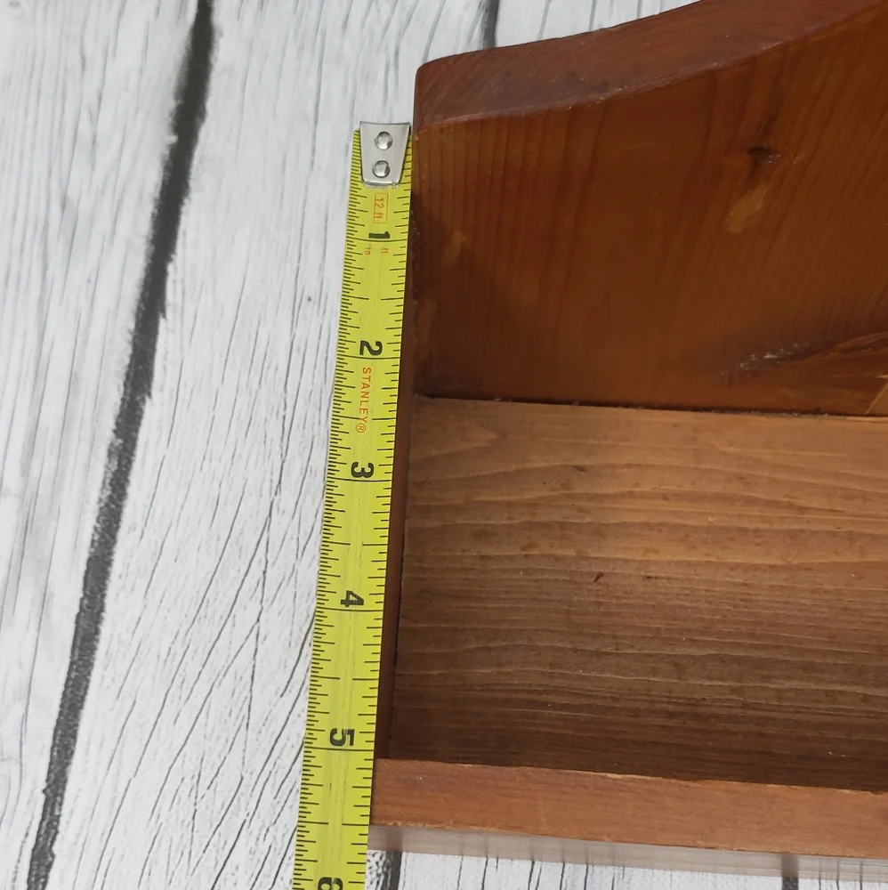 Old Fashioned Handcrafted Wall Candle Box