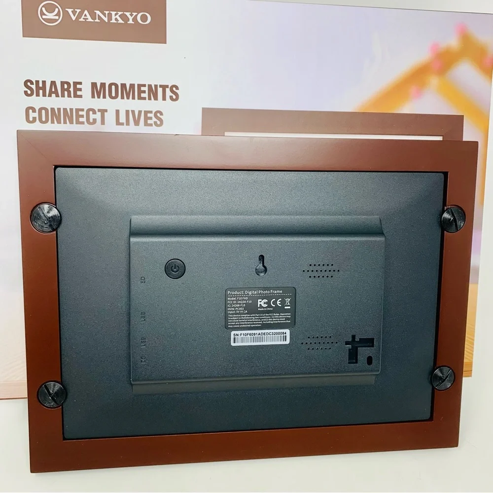 VANKYO F10 FHD WiFi Digital Photo Frame 10.1 