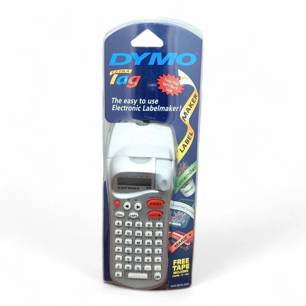 DYMO LetraTag Handheld Portable Electronic Label Maker With Tape NEW