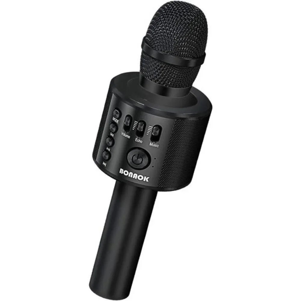 Wireless Bluetooth Karaoke Microphone,3in1 Portable Handheld Karaoke Mic Speaker
