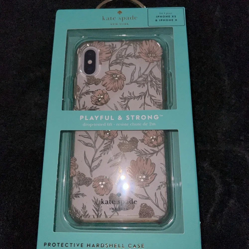 Kate Spade - iPhone case - floral - for iPhone X & iPhone XS