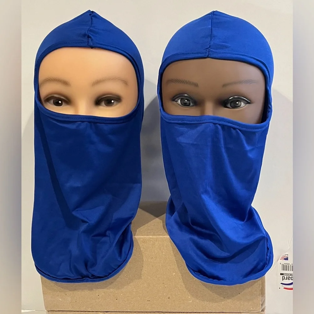 Blue (Unisex) Tactical Balaclava Windproof Hood Face Ski Mask Men & Women