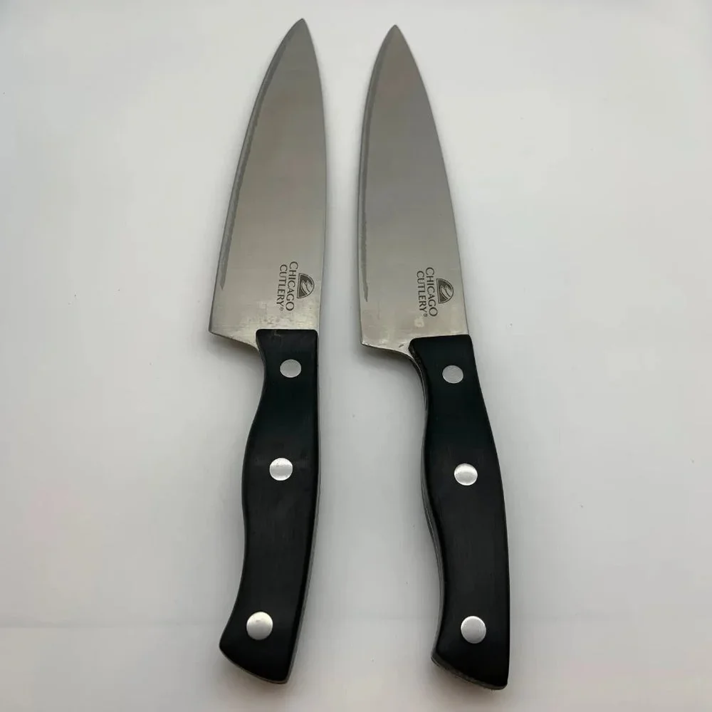 Set of Two Chicago Cutlery Utility Chef's Kitchen Knives