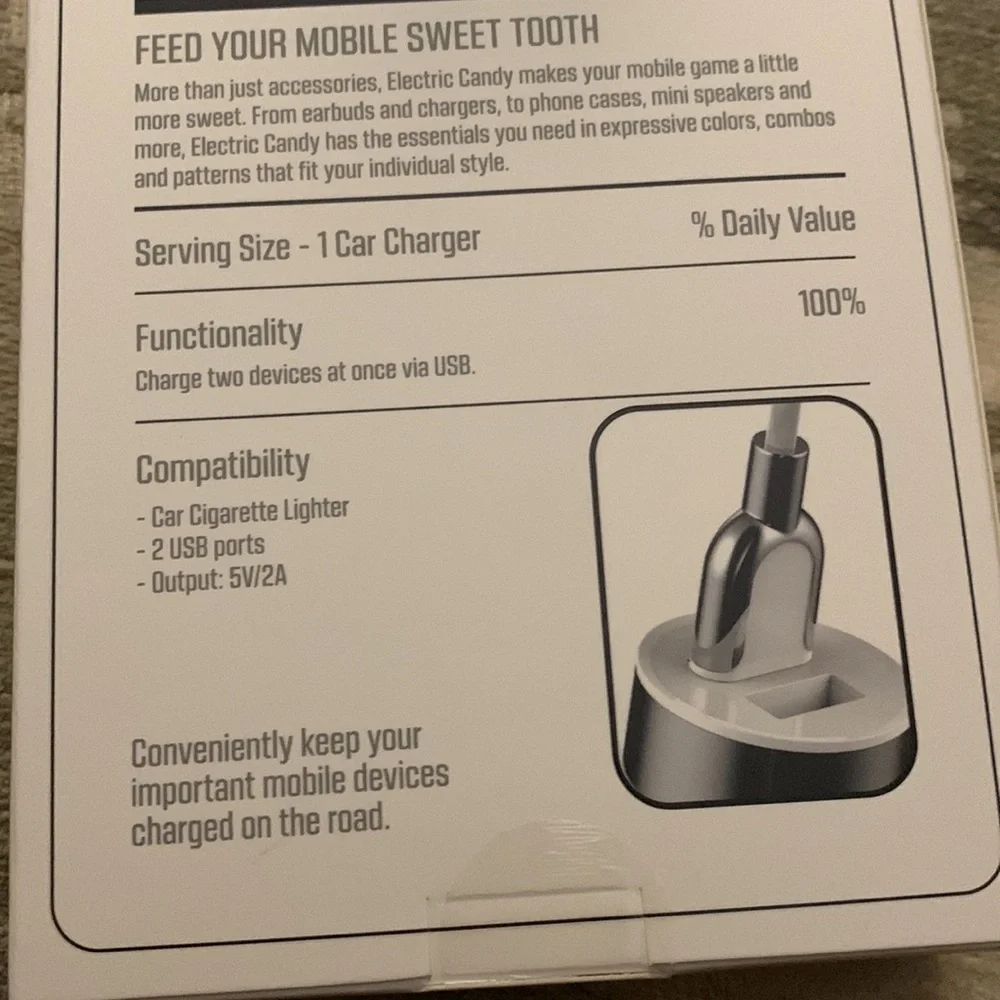 electric candy dual usb