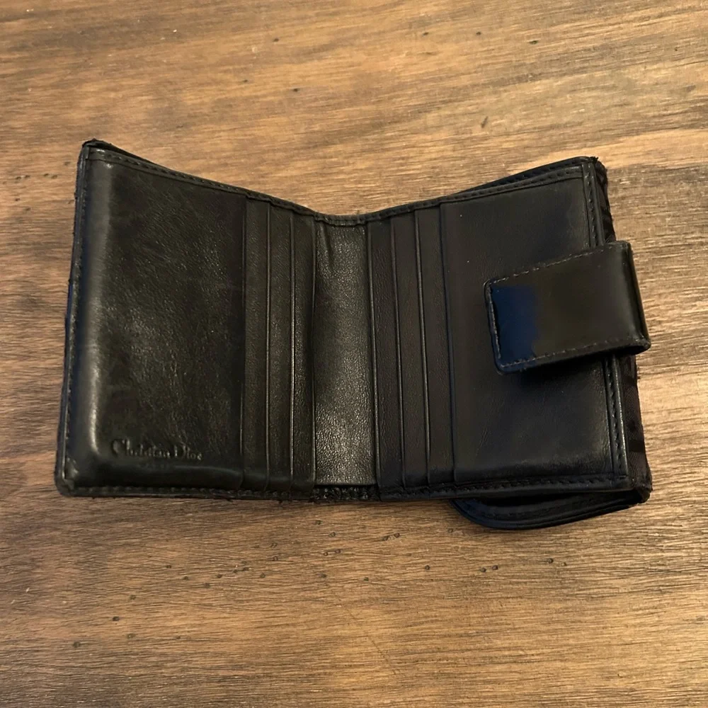 Dior black saddle