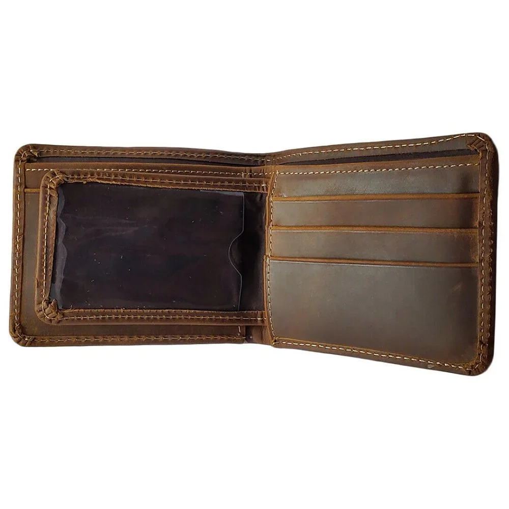 NEW YORK CITY USA MEN'S BROWN WALLET / CARD ID