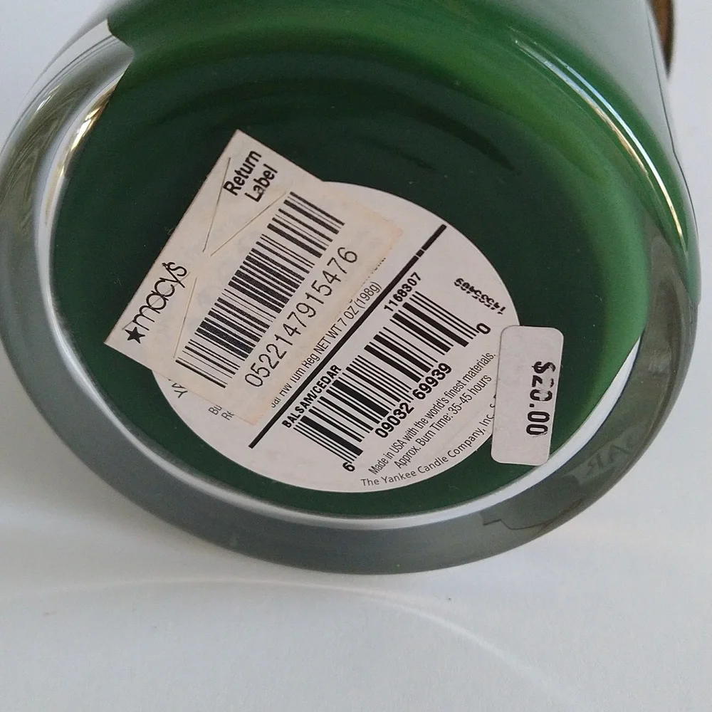 Yankee Candle balsam cedar
