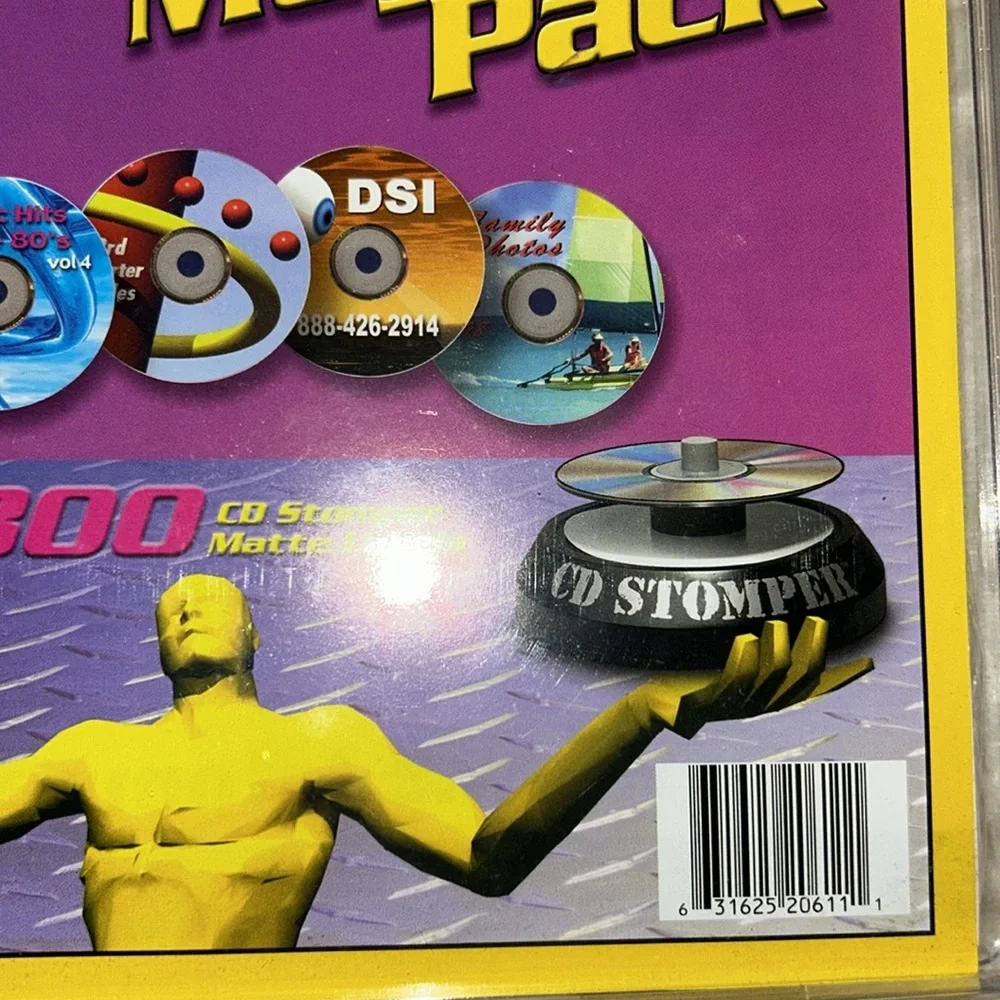 CD Stomper Pro CD Label refills. New in package. 300 count.
