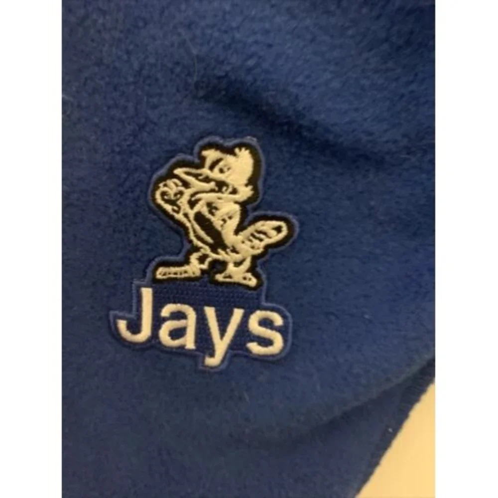 Adult Toronto Blue Jays Surtex Fleece Scarf Attached Mittens Blue