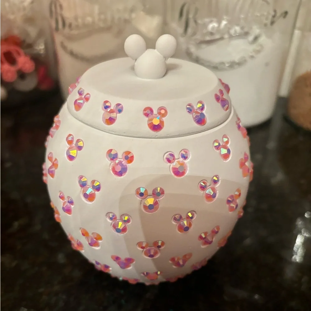 Disney lidded bling Mickey jar