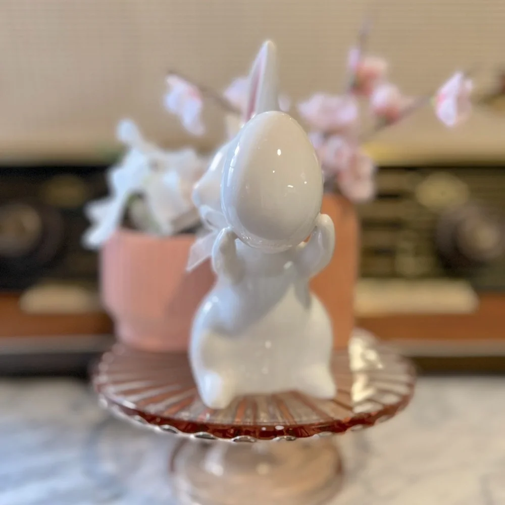 ✨NEW🐰Target Spritz 2023 Ceramic Easter Bunny Bunnies Figurine SET🌷