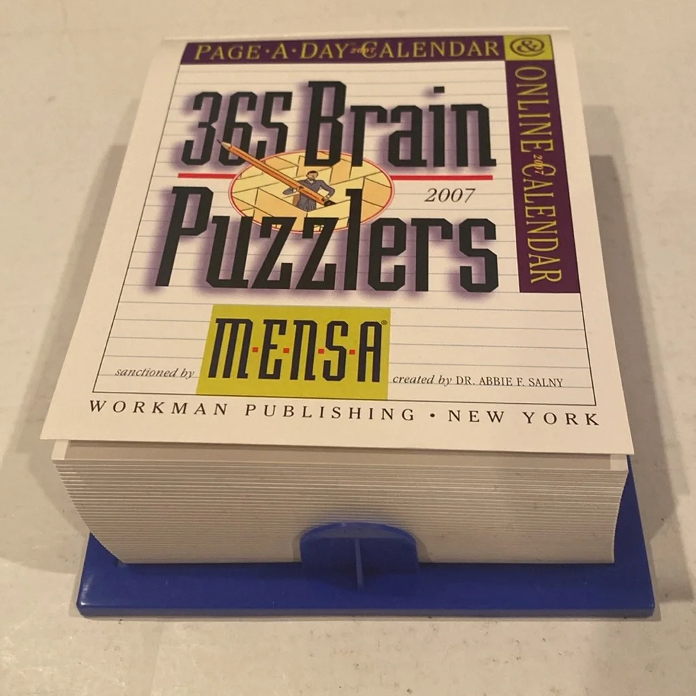 Workman Publishing nib mensa