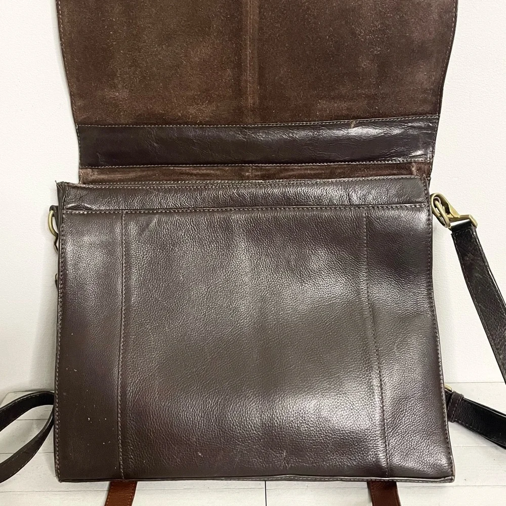 Hidesign leather briefcase