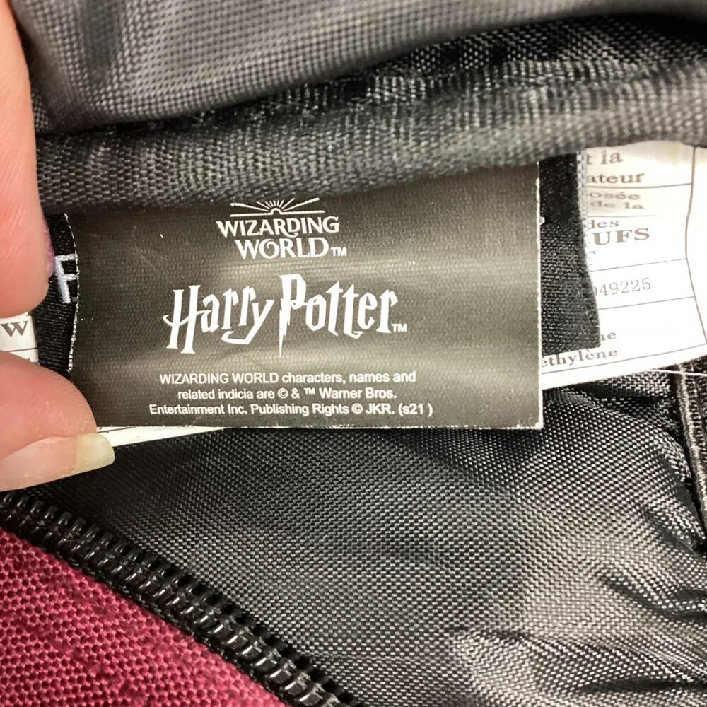 Hot Topic burgundy backpack