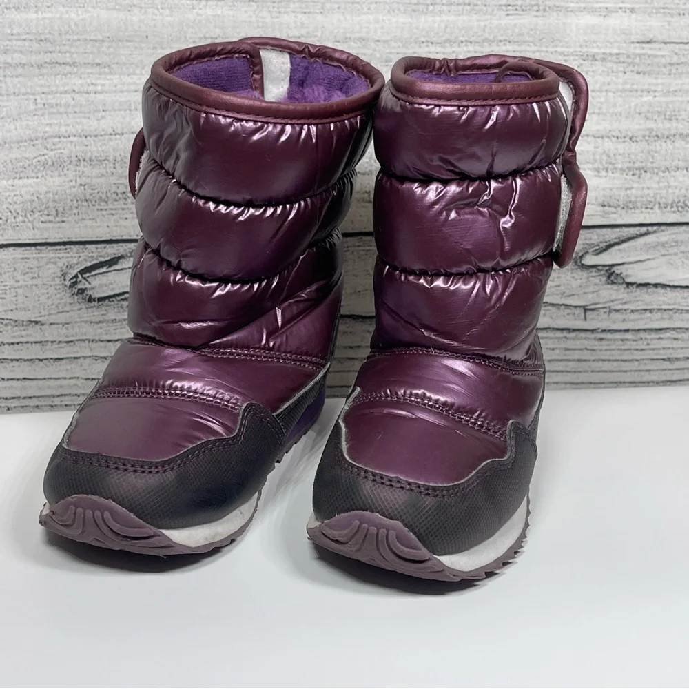 Tanleewa Waterproof Kids Snow Boots Warm Faux Fur Sz 29